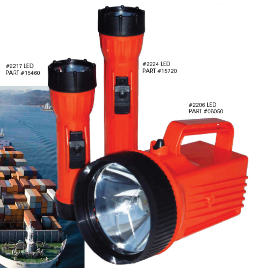 Marine Industrial LED Flashlight